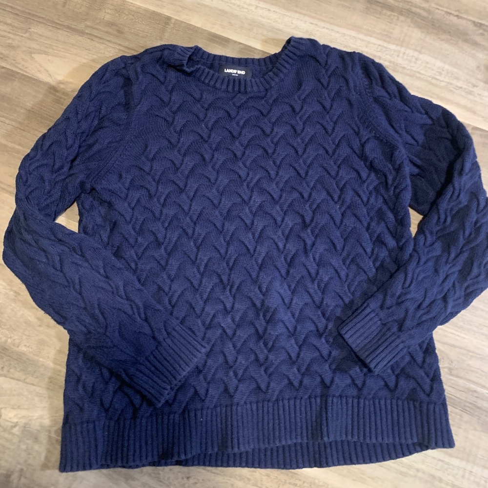 Land’s End Cotton Cable sweater